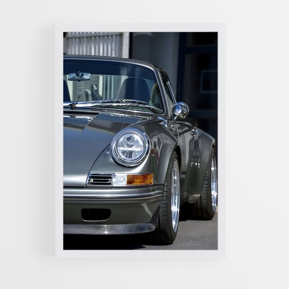 Poster chic sport rétro – affiche Porsche (vue 3)